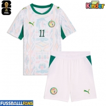 Senegal Nicolas Jackson #11 Heimtrikotsatz Kinder WM 2026 Kurzarm (+ Kurze Hosen)
